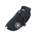 Dog Winter Jacket – Waterproof Reflective Dog Harness & Warm Fleece Coat