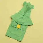 Dog Raincoat - Hooded Waterproof Pet Coat with Striped Design for Small & Large Dogs