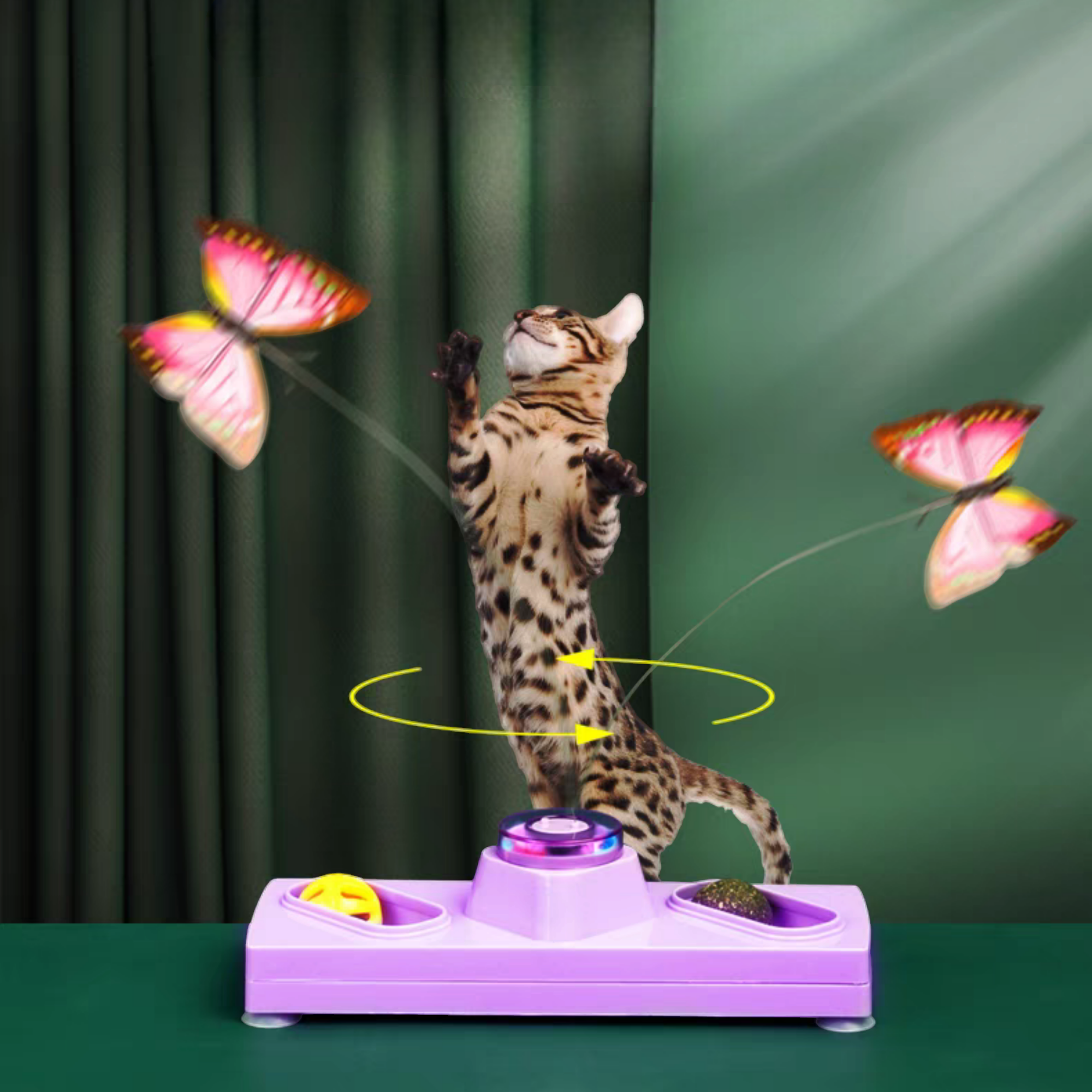 rn-image_picker_lib_temp_455144bc-d52e-40bf-996a-0f1364972aff.png Self-Entertainment Cat Toy – Interactive Cat Play Toy For Feline Amusement - Image 1