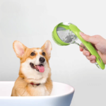 Pet Bath Brush - Long Handle Waterproof Grooming Tool with Comfortable Grip