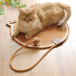 Cat Scratching Mat With Ball Toy – Durable Natural Sisal Pet Scratcher Pad
