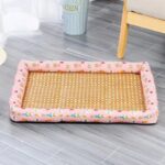 Pet Cooling Bed - Breathable Summer Mat With Soft Pillow & Anti Slip Design